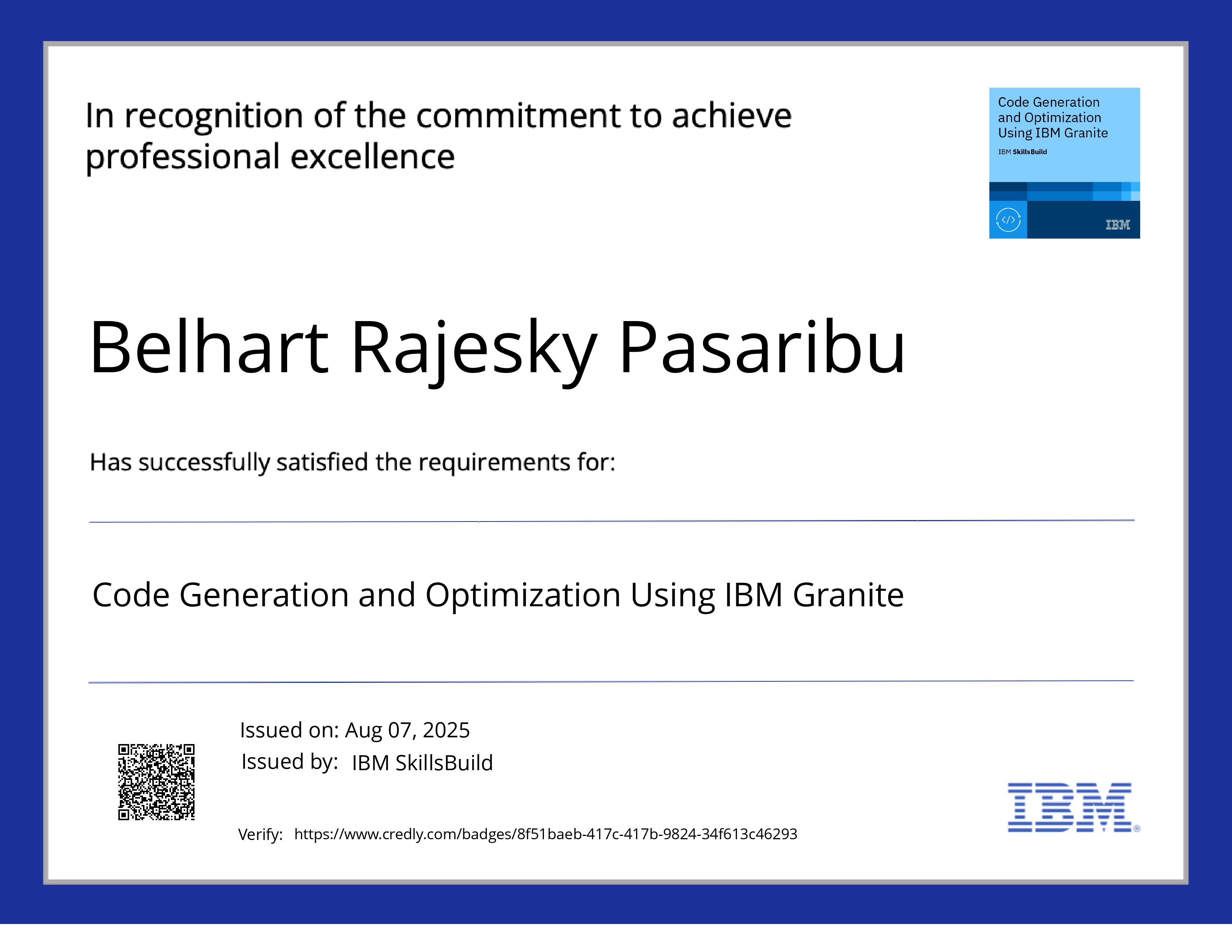 Certificate preview